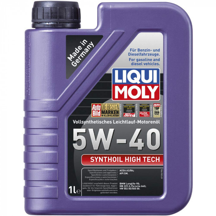 Ulei motor Liqui Moly Synthoil High Tech 5W-40 1855 1L