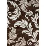 Cumpara ieftin Covor Model Luna 1833-12, Marime 60 x 110 cm, Maro, Inaltime Fir 6 mm, Antialergic, Polipropilena, Living, Dormitor, Sufragerie, Birou