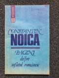 PAGINI DESPRE SUFLETUL ROMANESC - Noica