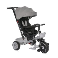 Tricicleta pentru copii cu sezut reversibil, Lorelli Voyage, 1-5 ani, Grey