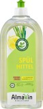 AlmaWin Detergent Vase Lichid Concentrat 1L Lemongrass - Curatare Eficienta, Delicat cu Pielea