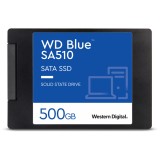 SSD 500GB, Blue, SATA 3.0, 3D NAND, 7mm, 2.5, Western Digital