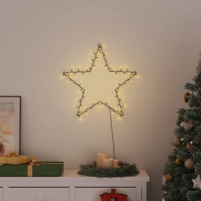 Lumini de Crăciun Siluetă de ren 80 LED-uri alb cald foto