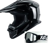 Cumpara ieftin Casca Moto Atv Cross Enduro Downhill + Ochelari 100% ,marimi disponibile S,M si L