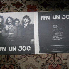 Disc vinil,"FFN UN JOC", Electrecord stereo ST-EDE 01893 stare buna