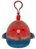 Plus Squishmallows Asst P15 Clip On Brown And Blue Rooster 9cm