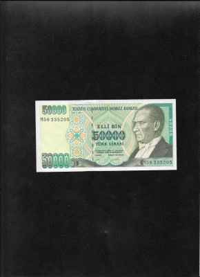 Turcia 50000 50 000 lire 1970 (95) seria58335205 aunc foto