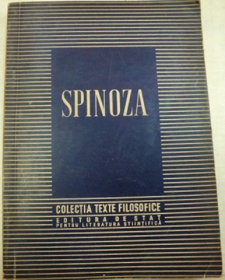 SPINOZA-C.I. GULIAN,BUCURESTI 1952 foto