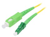 Patch Cord Fibră Optică OS2 LC/APC-SC/APC 15m Galben