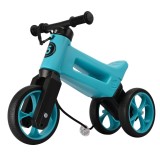 Bicicleta fara pedale Funny Wheels Rider SuperSport 2 in 1 Aqua/Aqua