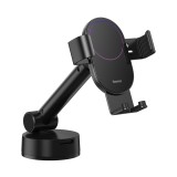 SUPORT AUTO Baseus Simplism pt. SmartPhone, fixare parbriz sau bord prin ventuza, negru &quot;SUYL-JY01&quot; - 6953156220966