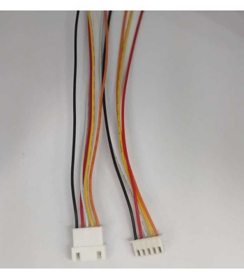 Cablu cu conectori 5pini pas 2.54 mm mama si tata cu fire set 2buc foto