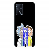 Husa compatibila cu Oppo A16 Silicon Gel Tpu Model Rick And Morty Connected