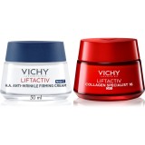 Vichy Liftactiv Set Creme Ten Femei Collagen Specialist H.A. Anti-Wrinkle Lifting Antirid 2x50ml