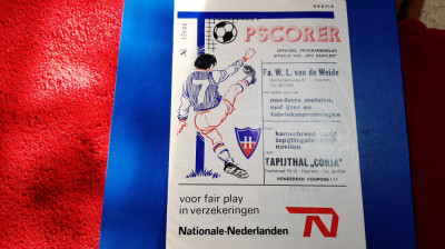Program Haarlem - Feyenoord foto