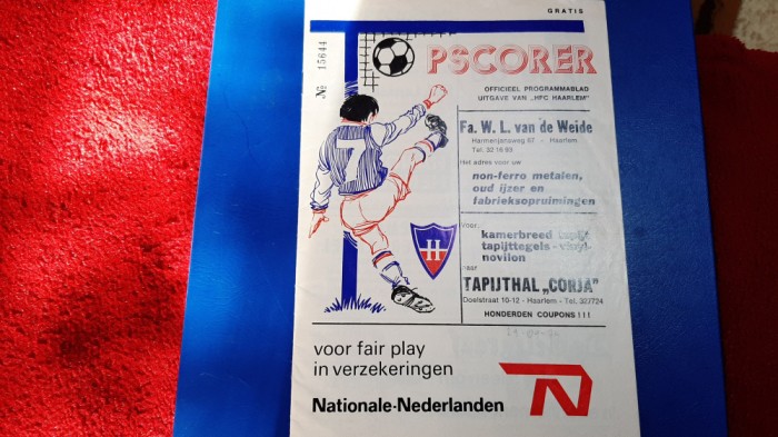 Program Haarlem - Feyenoord