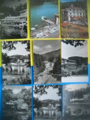 HOPCT LOT NR 111 - SOVATA -JUD MURES -9 CARTI POSTALE-RPR-CIRCULATE