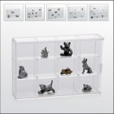 Vitrina acrilica cu 12 compartimente de 40 x 35 x 42 mm 5255 - 12 de 40 x 35 x 42mm