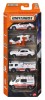 MATCHBOX SET 5 MASINUTE METALICE RESCUE EMT SCARA 1 LA 64, Mattel