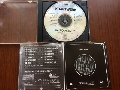 kraftwerk radio activity 1975 cd disc muzica electro synth pop capitol rec. NM foto