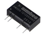 Convertor DC/DC AIMTEC AM2DS-EZ 2W 12V 0.167A SIP7