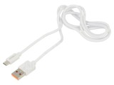 Cablu USB 2.0 A la Micro B 1m Alb 480Mbps