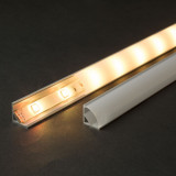 Capac de capac din profil din aluminiu cu LED