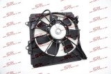 Ventilator radiator Honda City 09-, Jazz/Fit 08-15, motor: 1.4, vetilator AC, 180 W; 300 mm; 2 pini, SRLine, 38611-RBB-003; 38611-RRA-A01
