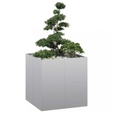 VidaXL Jardinieră 80x80x80 cm oțel galvanizat 860785