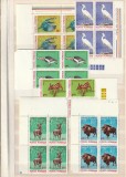 ROMANIA 1980 LP 1004 ANUL EUROPEAN AL OCROTIRII NATURII SERIE IN BLOCURI DE 4 TIMBRE MNH NESTAMPILATE