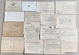 1949-1962 Romania Lot 17 Invitatii la diferite festivitati comuniste, propaganda