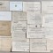 1949-1962 Romania Lot 17 Invitatii la diferite festivitati comuniste, propaganda