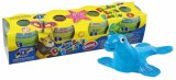 Plastilina - 4 culori PlayLearn Toys, FEUCHTMANN