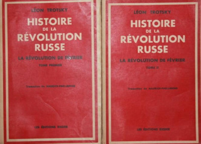 HISTOIRE DE LA REVOLUTION RUSSE, 2 vol, 1933 foto