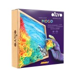 Set creatie Wood Craft - Succulents, 21 21cm - Ocean Calm, Okto