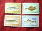 Serie Feroe - 1990 - Fauna - Pesti , 4 valori, Nestampilat