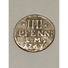 4 Pfennig 1763 LM Paderborn