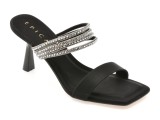 Papuci eleganti EPICA negri, 2367, din piele ecologica