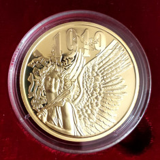 Medalie tombac Conferința de Pace de la Paris din anul 1919 Monetaria Statului