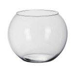 Vaza flori sticla transparenta 30 x 24,5 cm
