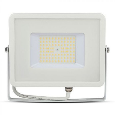 Reflector led smd slim 50w 120lm/w 4000k ip65 alb, cip samsung foto