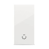 &Icirc;ntrerupător cu revenire 1M Moda Voice ELBI 10A, mecanism modular cu acționare momentană, design modern, 4 nuanțe, montaj &icirc;ngropat standard italian.