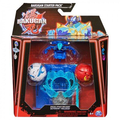 Set 3 figurine Bakugan - Special Attack Bruiser, Octogan si Nillious foto