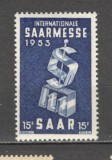 Saarland.1953 Targul Saarbrucken SS.525