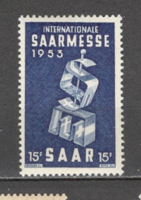Saarland.1953 Targul Saarbrucken SS.525 foto