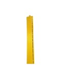 Margine Pardoseala Modulara Galbena ALM, 40x6x1.8cm, Tip Tata, Plastic PP, Garaj, Atelier, Antiderapanta, Rezistenta Chimica