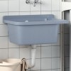 VidaXL Chiuvetă lavoar pentru montare pe perete gri 60x40x28 cm rășină 4002798
