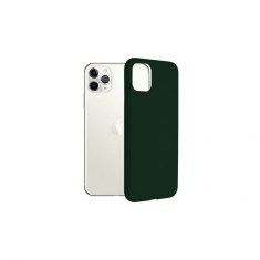 Husa Compatibila cu iPhone 11 Pro Max Techsuit Soft Edge Silicone Verde Inchis foto