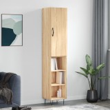Cumpara ieftin Dulap &icirc;nalt, stejar sonoma, 34,5x34x180 cm, lemn prelucrat