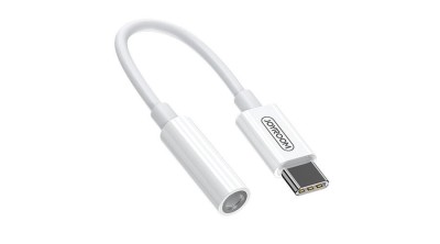 Joyroom Adaptor audio mini jack de 3,5 mm la USB-C, alb (SH-C1) foto